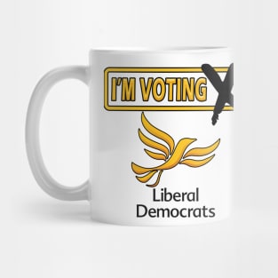 I'm Voting Liberal Democrats Mug